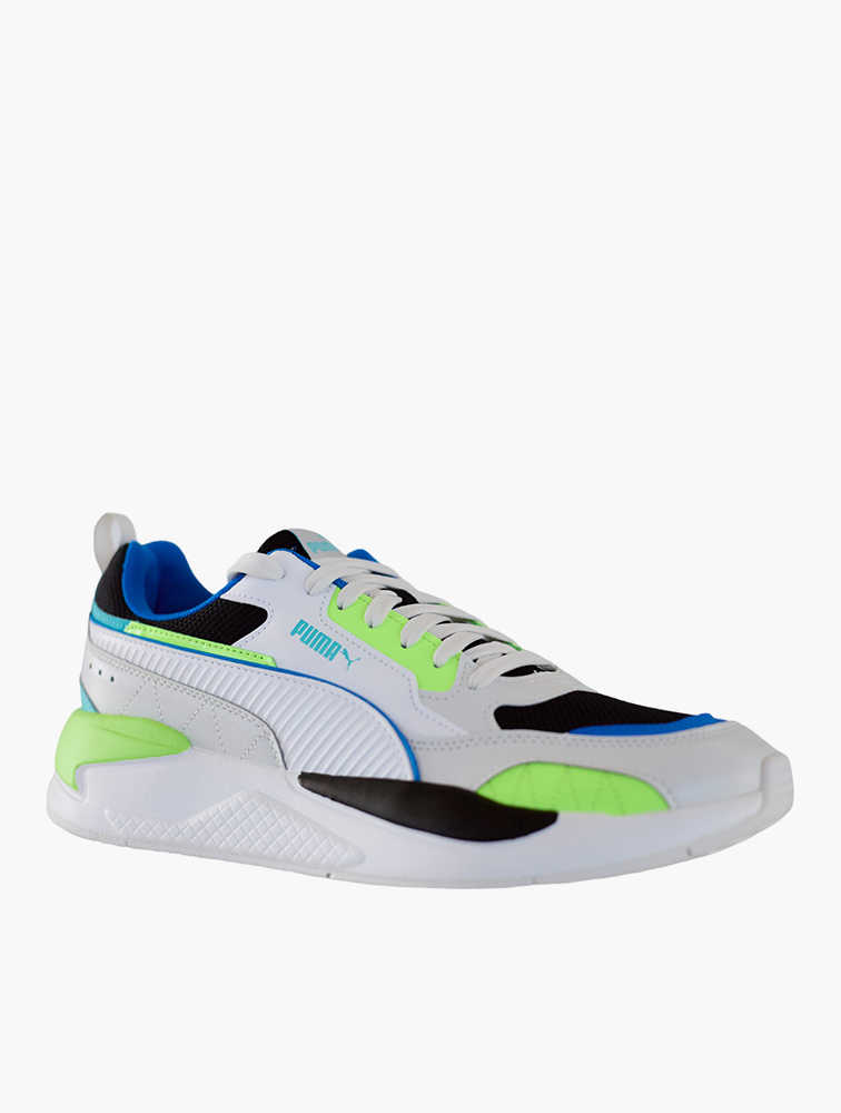 MyRunway | Shop PUMA White & Multi X-Ray 2 Square Sneakers for Men